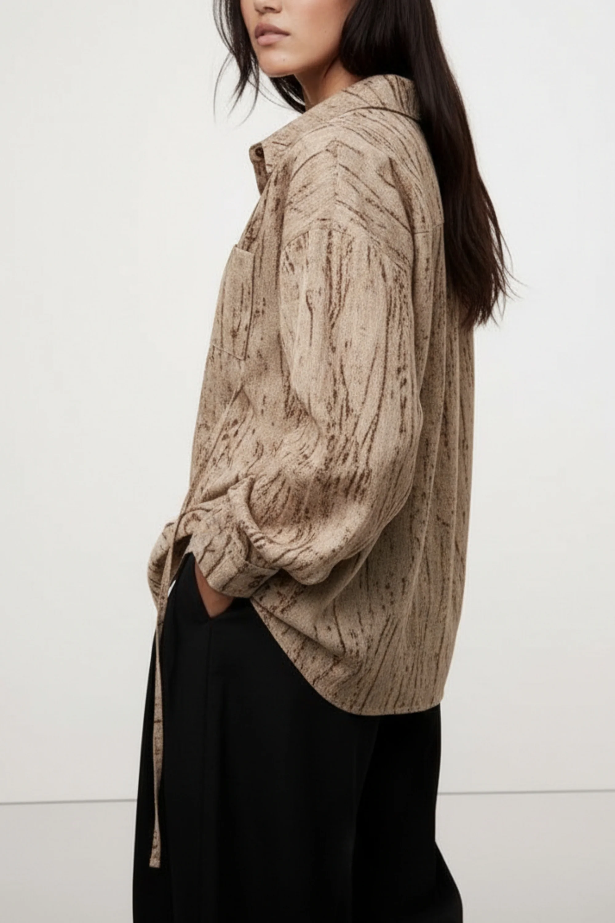 Biscuit Blush Oversized Shirt