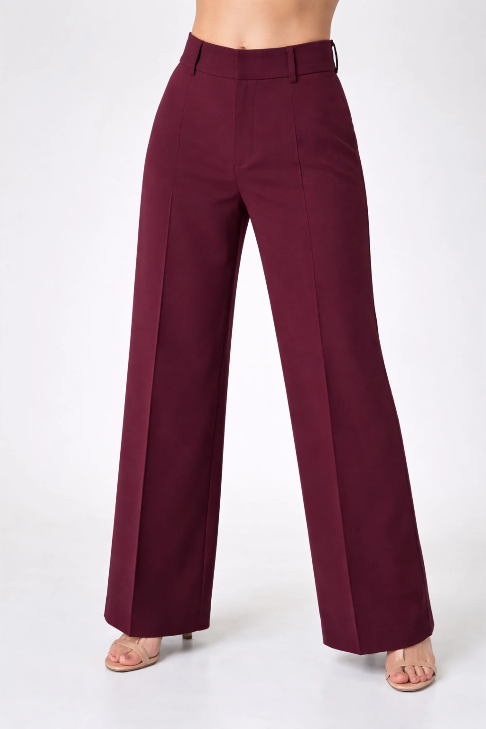 Berry Straight-Fit Trouser