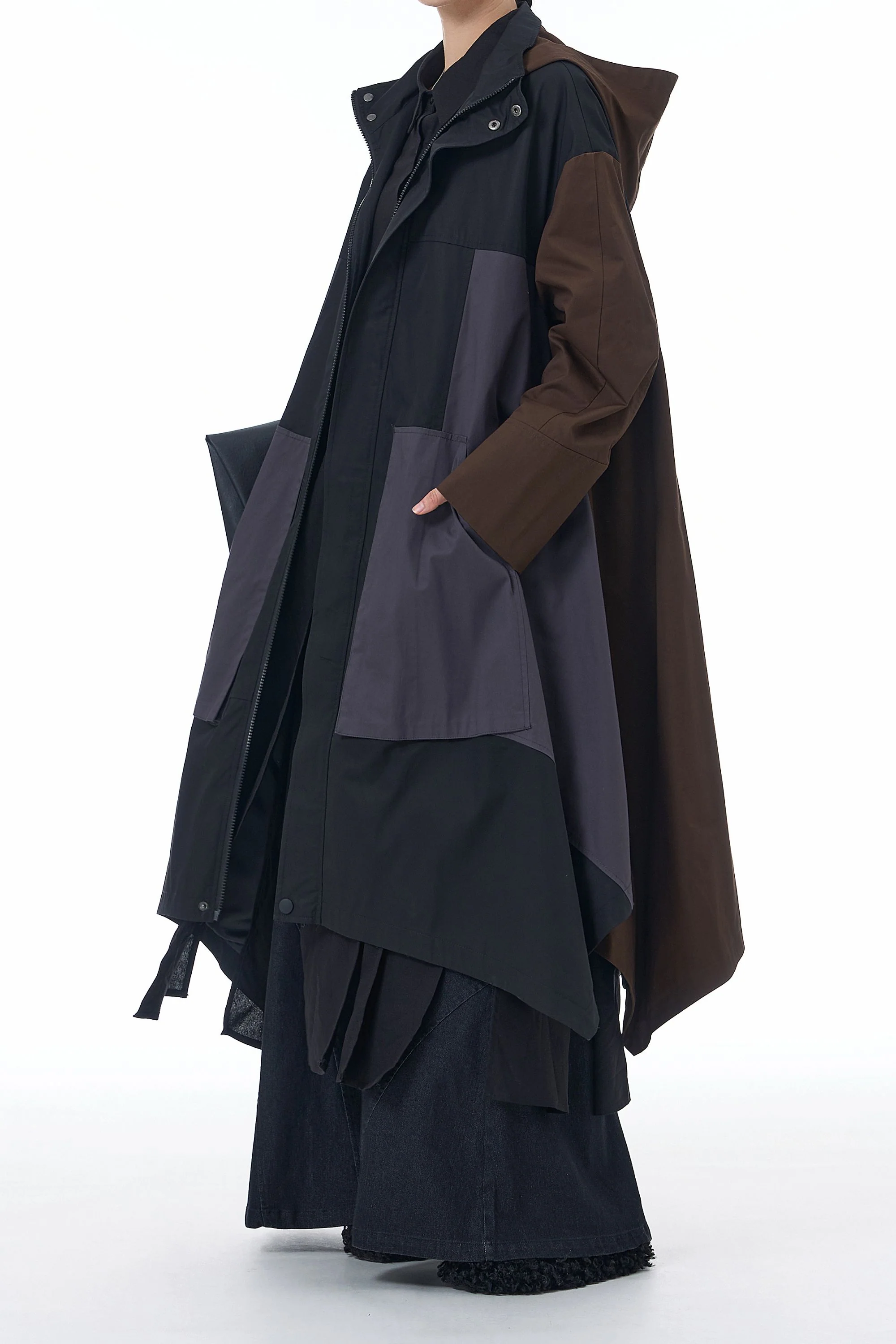 Street Zip Trench Coat