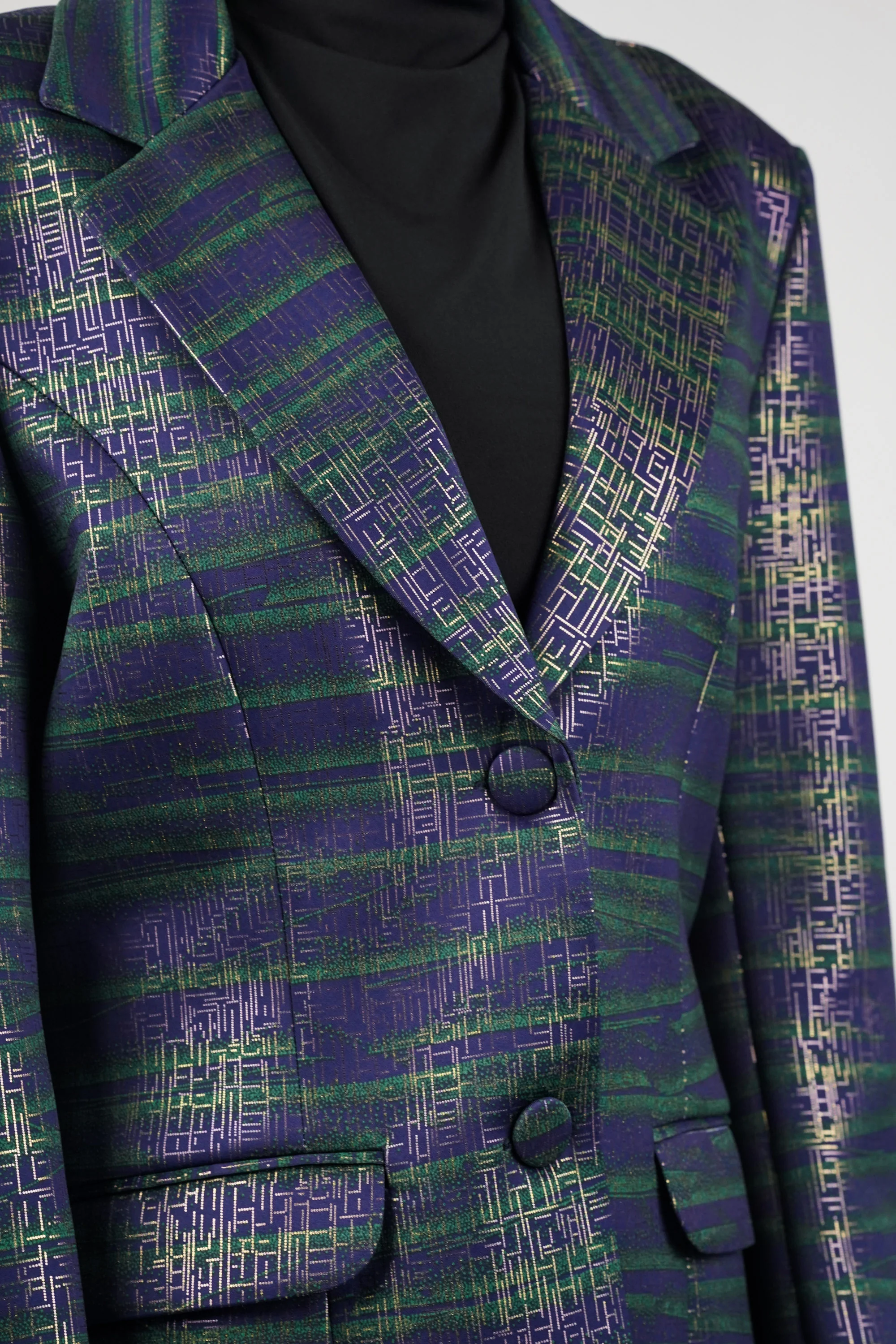 Indigo Ivy Suede Blazer