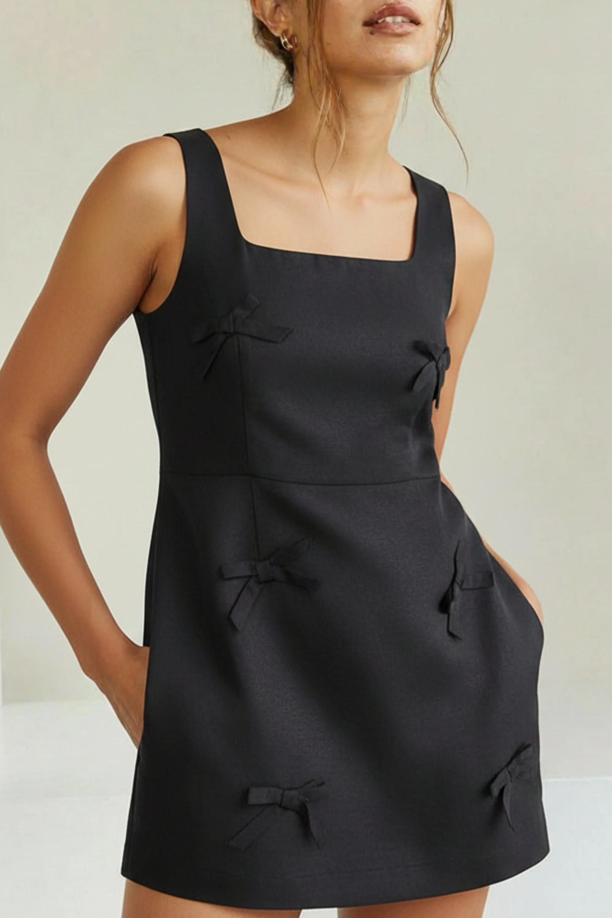 Sadie Black Bow Dress