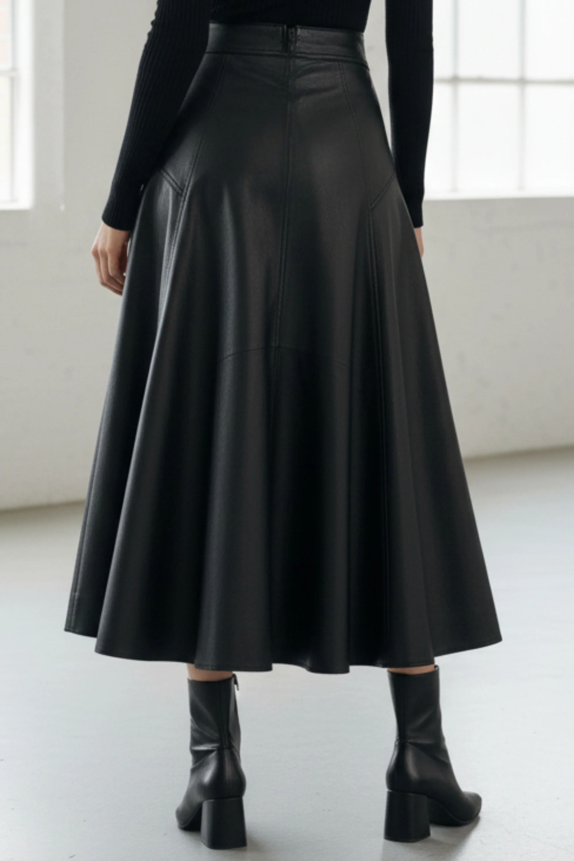 Nightfall Faux Leather Skirt