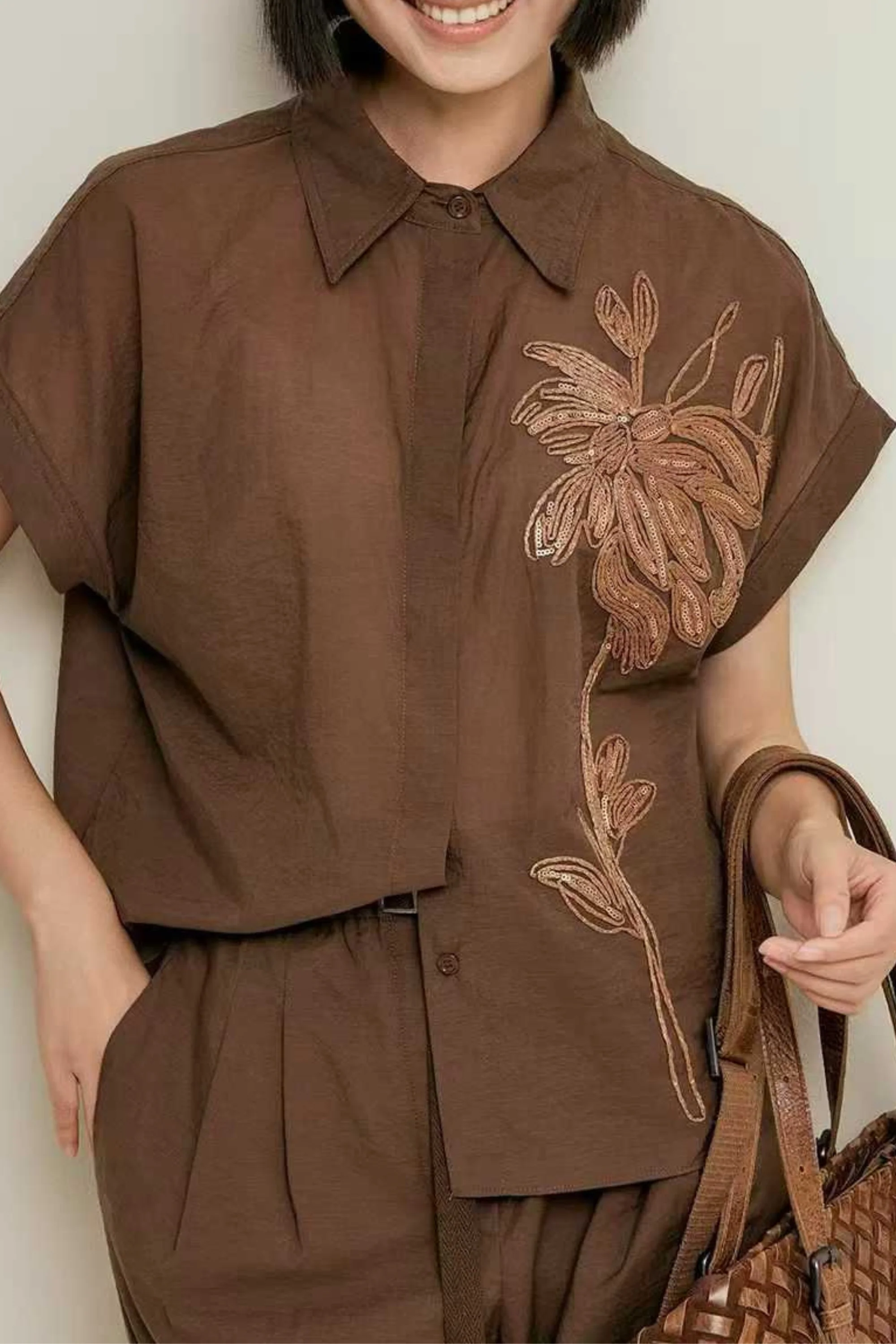 Espresso Floral Co-ord