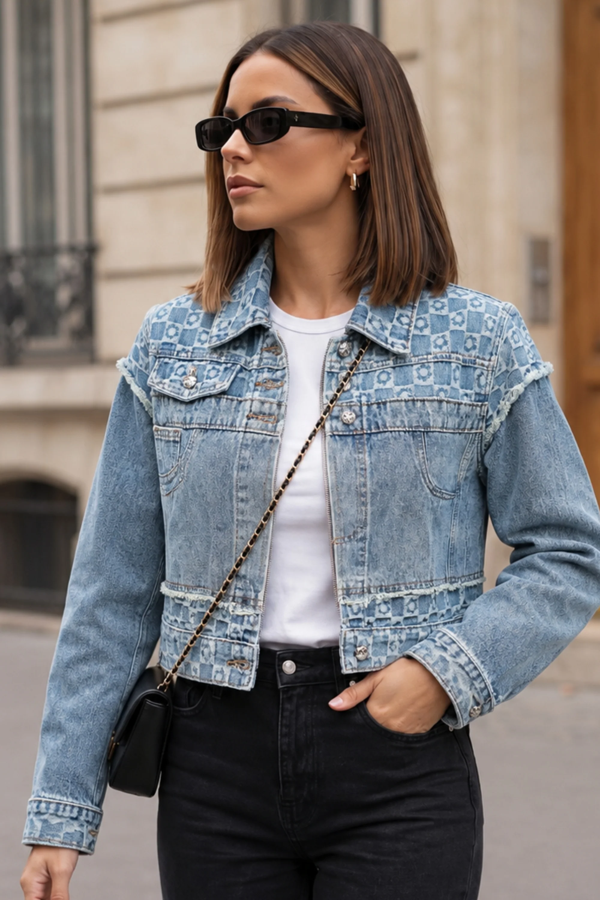 Blue Ridge Triple Button Denim Jacket