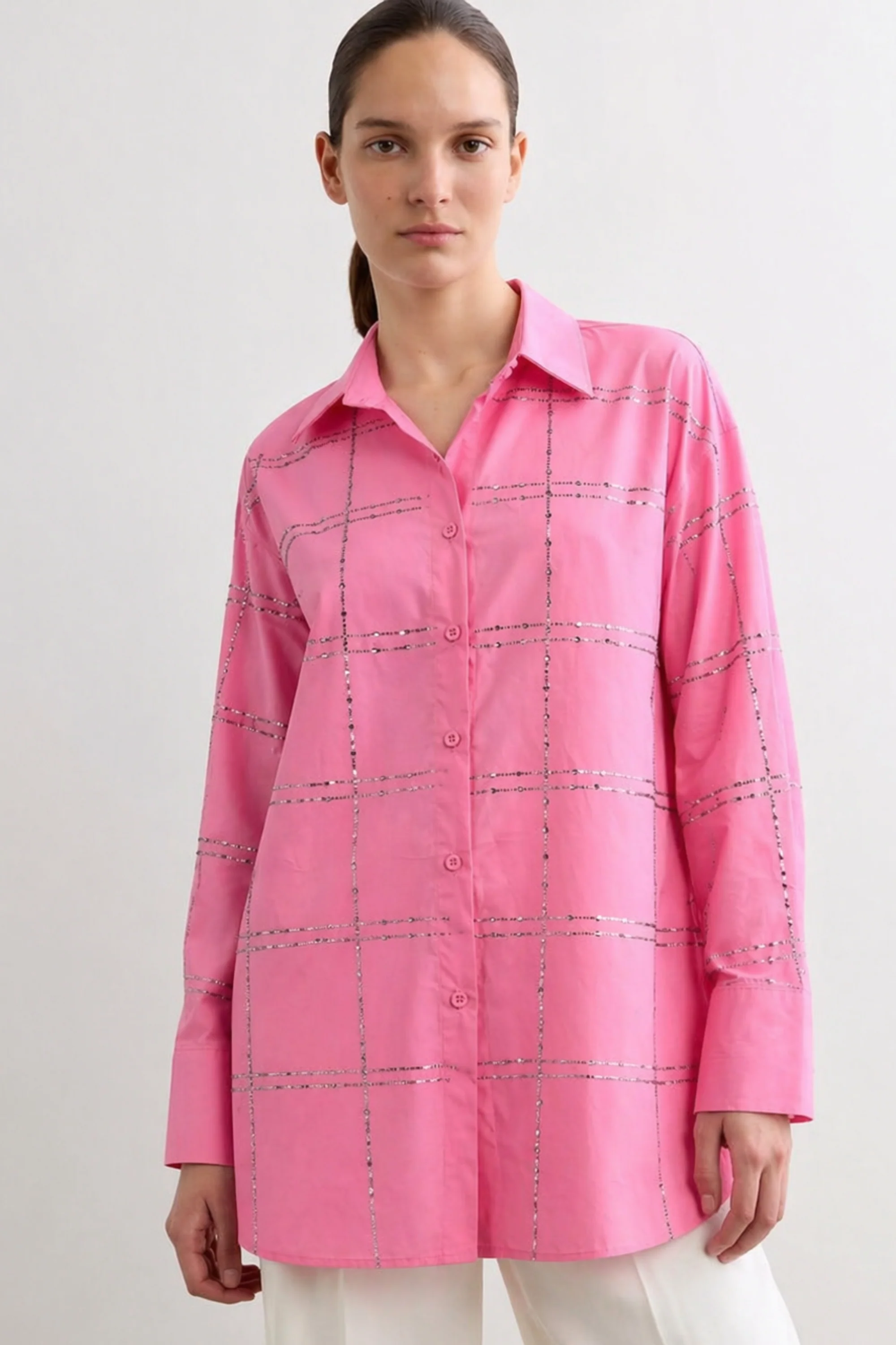 Pink Prism Crystal Shirt