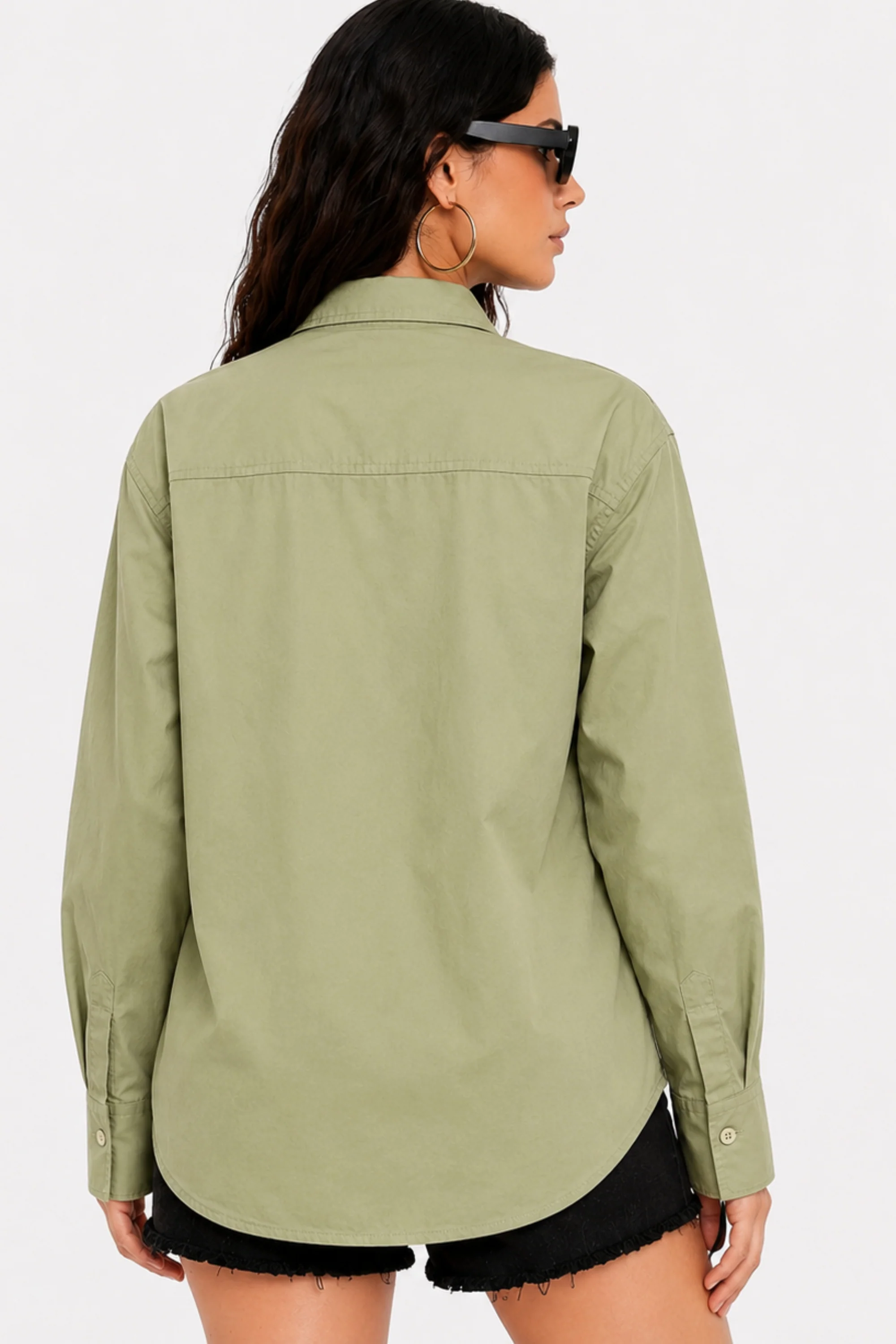 Sage Petal Charm Shirt