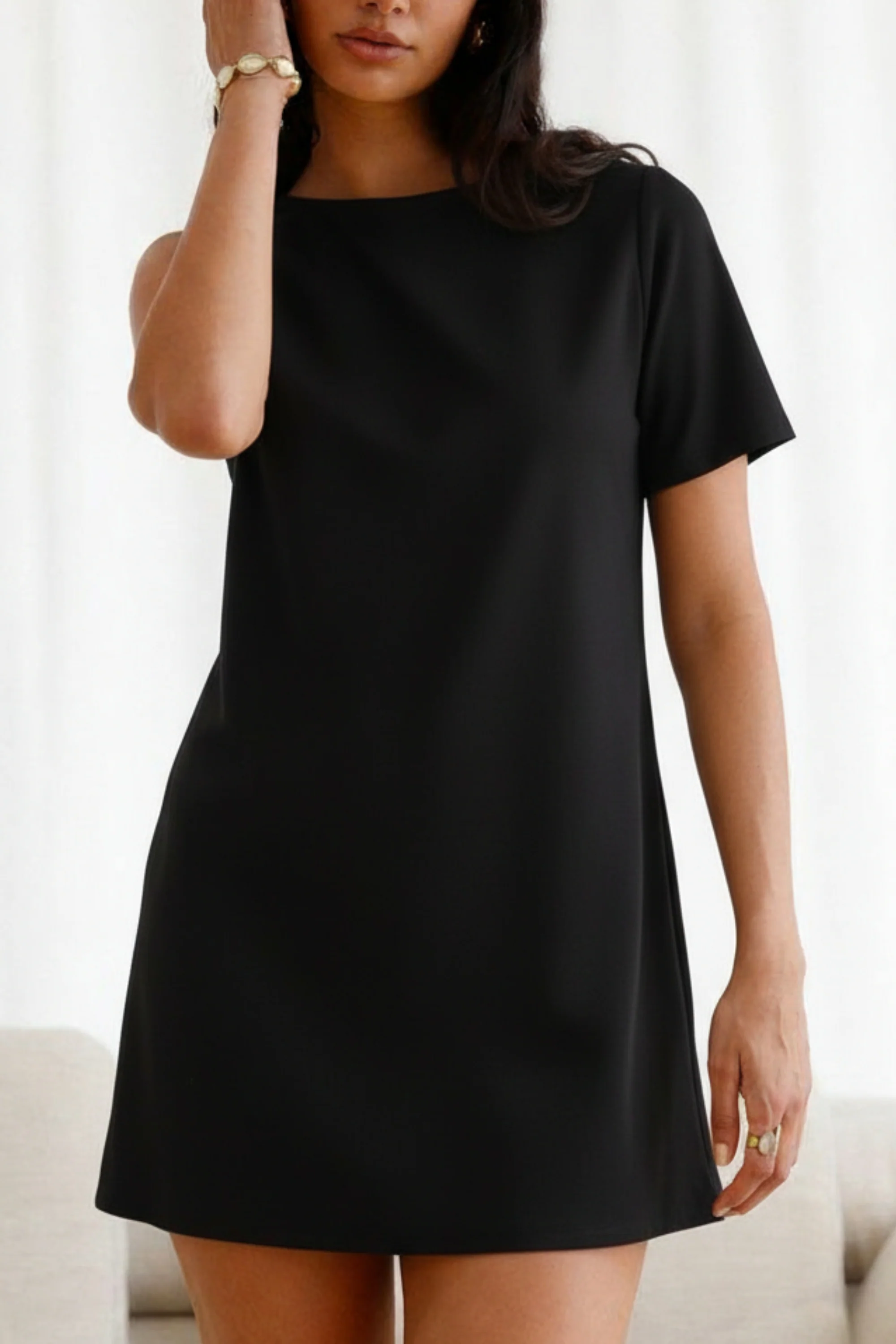 Maeve Black Shift Dress