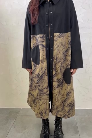 Mocha Ash Trench Coat