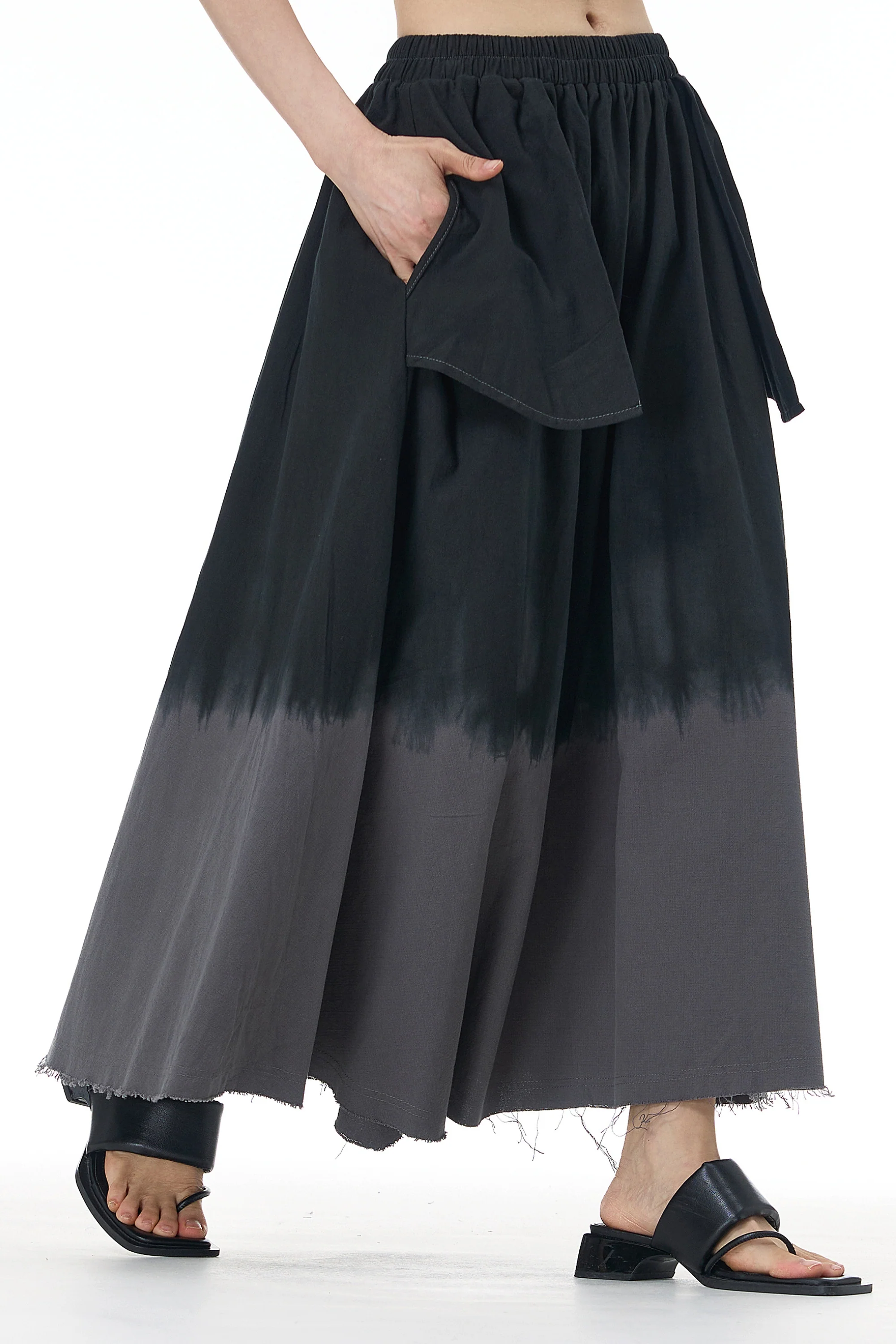 Shadow Drift Tie-Dye Skirt